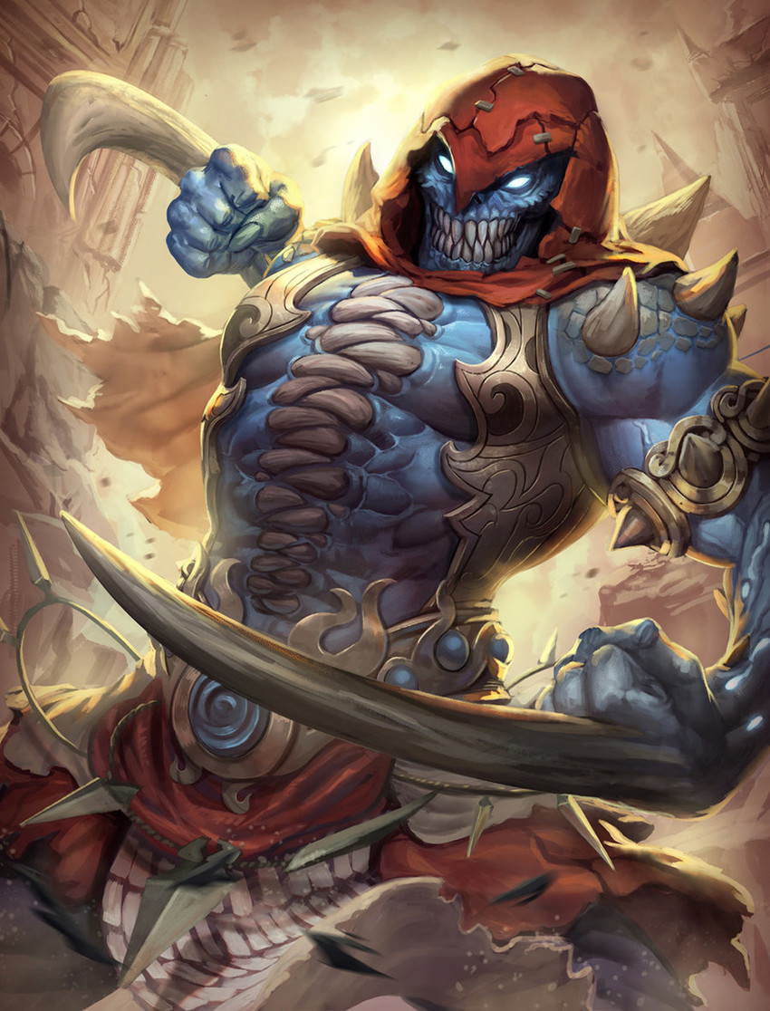 bakasura (smite) drawn by brolo
