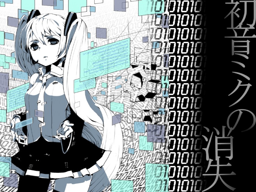 hatsune miku (vocaloid and 1 more) drawn by ichihaya