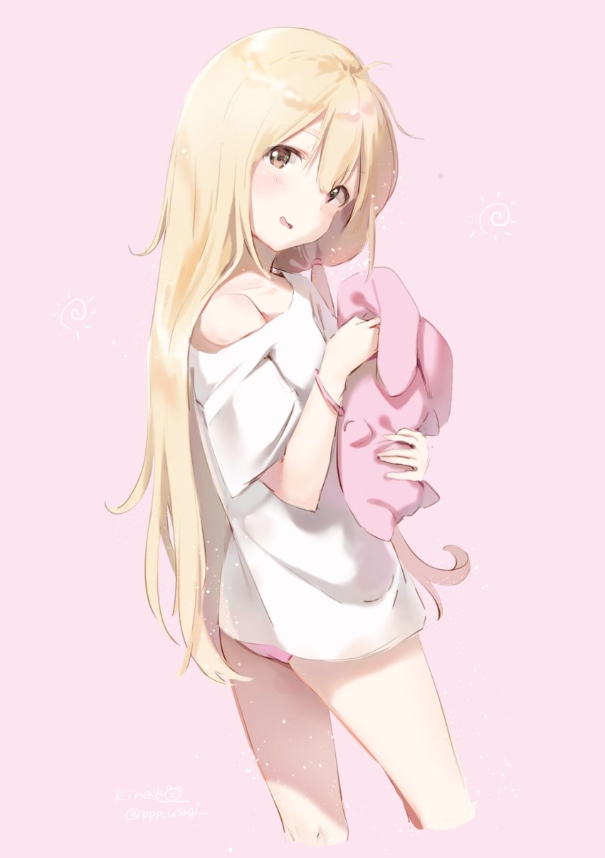 futaba anzu (idolmaster and 1 more) drawn by kinako_(shiratama_mochi)