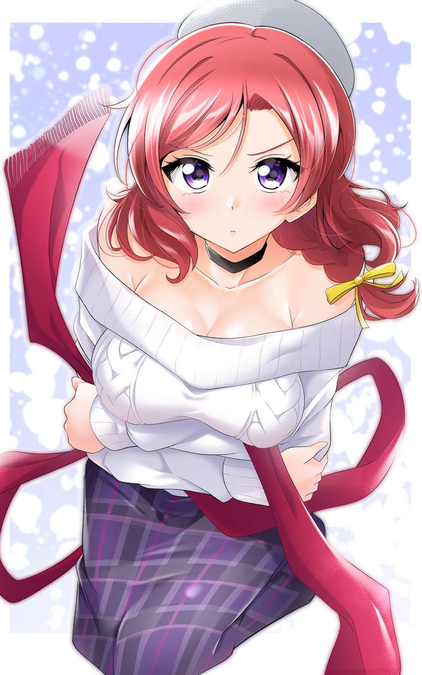 nishikino maki (love live! and 1 more) drawn by kirisaki_reina