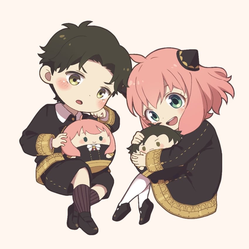 anya and damian desmond (spy x family) drawn by dmanya