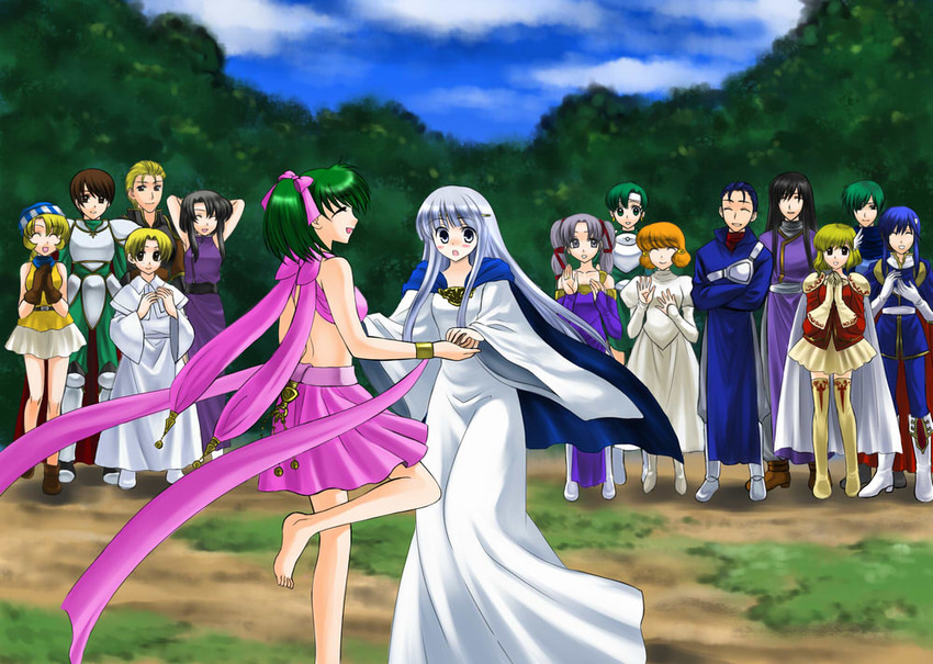 seliph, julia, larcei, leif, lana, and 11 more (fire emblem and 1 more) drawn by bo_(774berry)