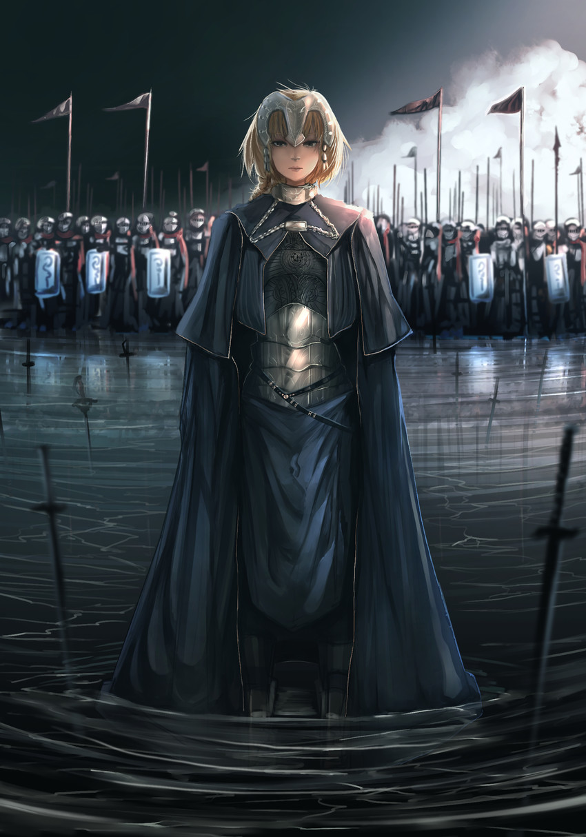 jeanne d'arc (fate and 2 more) drawn by advarcher