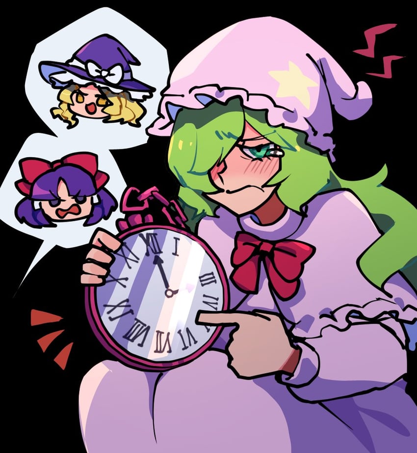 hakurei reimu, kirisame marisa, and kazami yuuka (touhou and 1 more) drawn by iganashi1