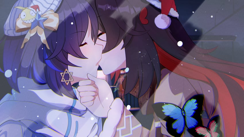 seele vollerei, homu, and seele (honkai and 1 more) drawn by tongling
