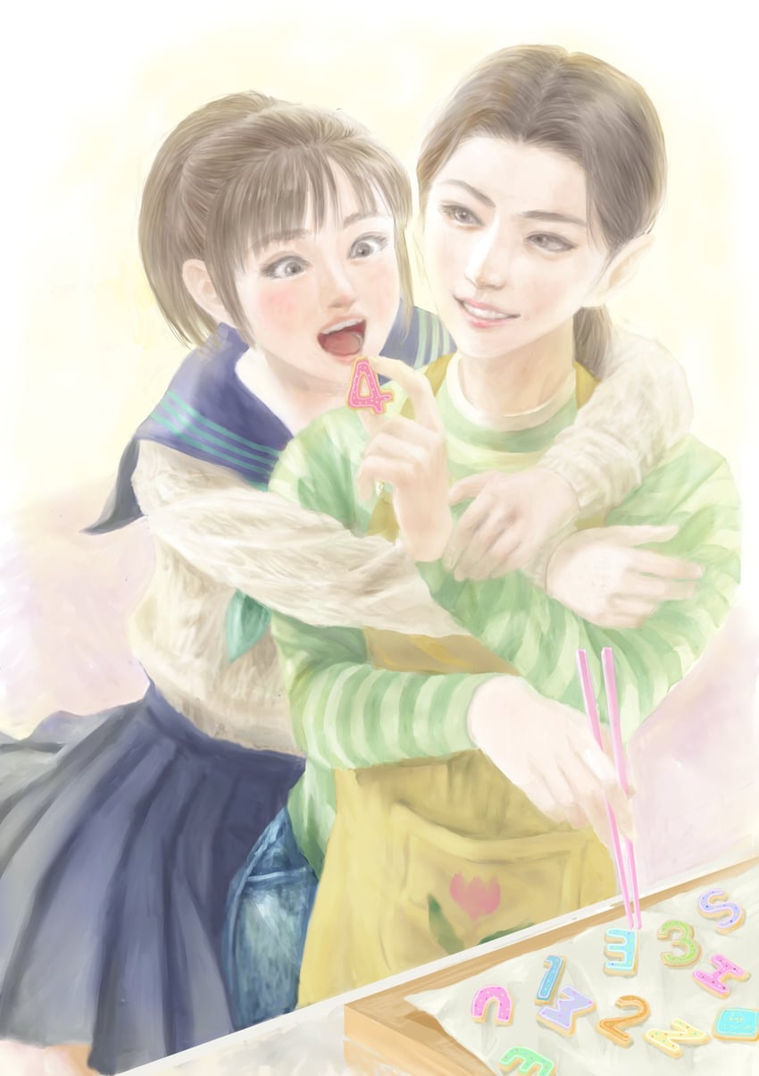 sawano mai and sawano hisaka (shenmue and 1 more) drawn by kohji