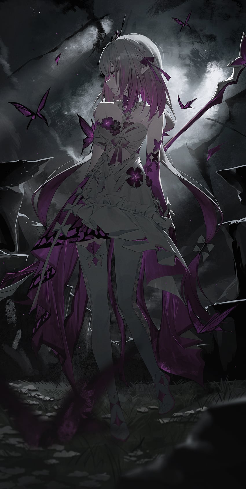 castorice (honkai and 1 more) drawn by huhi_(huhi_1211)