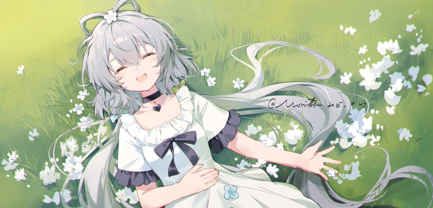 luo tianyi (vocaloid and 1 more) drawn by morimori_(14292311)
