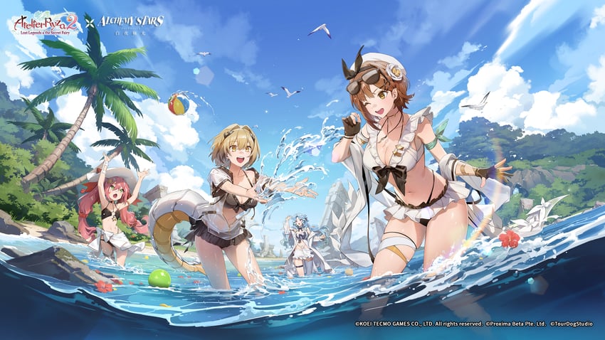 reisalin stout, vice, barbara, and zarya (atelier and 3 more)