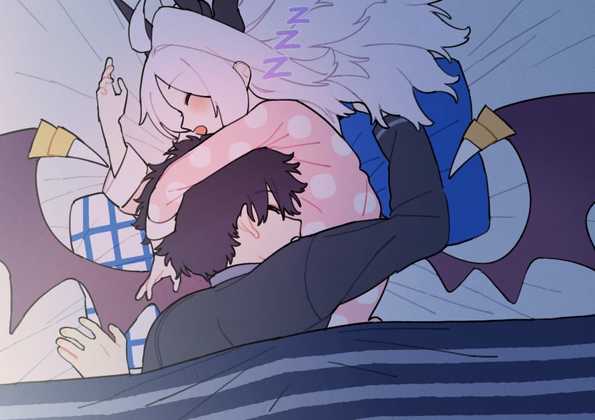sensei and hina (blue archive) drawn by je_o_mo