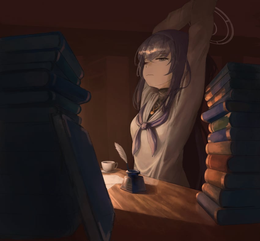 ui (blue archive) drawn by twckb
