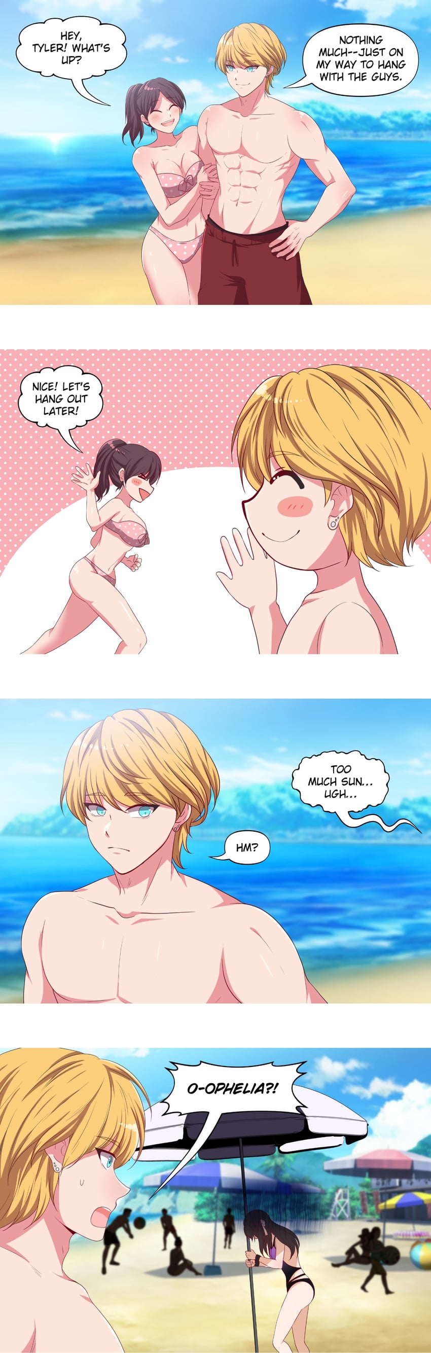 ophelia and tyler (original) drawn by enjelicious and merryweather