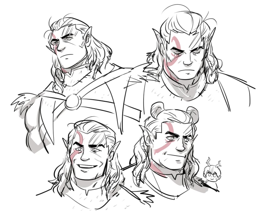 halsin (dungeons & dragons and 2 more) drawn by wkokbu