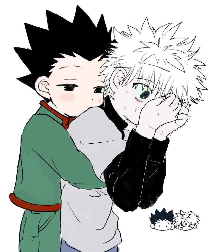 killua zoldyck and gon freecss (hunter x hunter) drawn by 186x6
