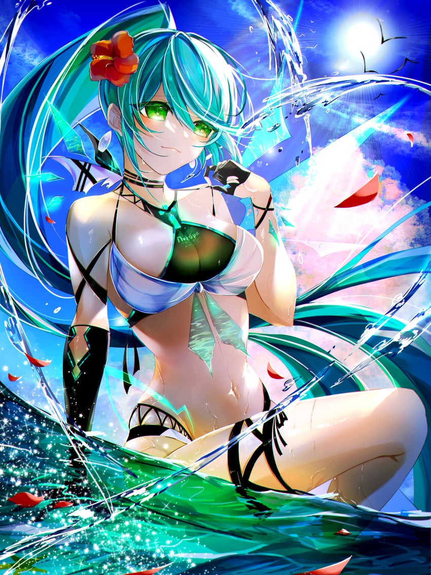 pneuma (xenoblade chronicles and 1 more) drawn by hyouri00