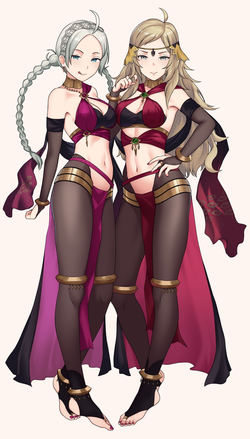 dorothea arnault, nina, ophelia, and lene (fire emblem and 2 more) drawn by bbk_(13zk)