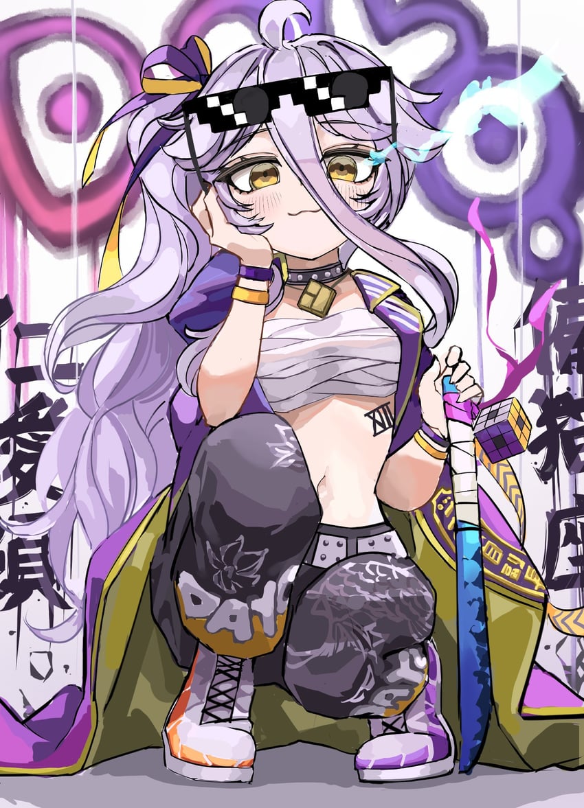 kson, henya the genius, and souchou (vshojo) drawn by tsurubami_(gaad5227)