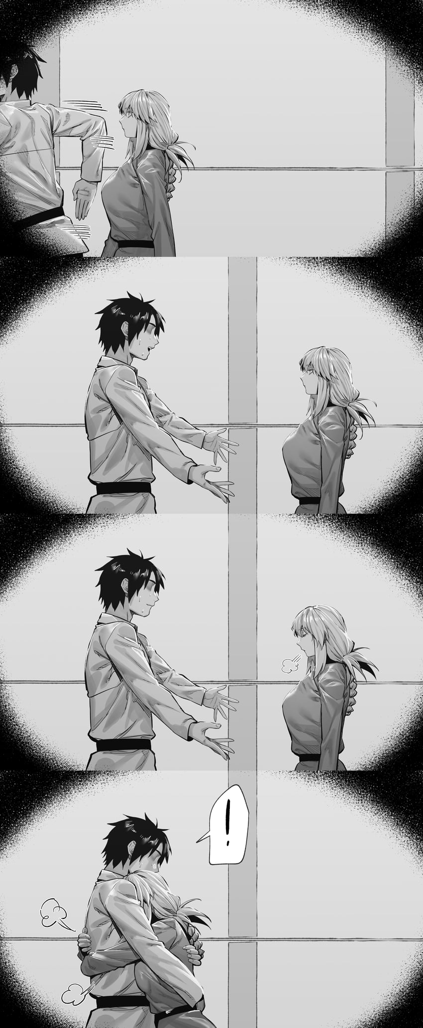 fujimaru ritsuka and florence nightingale (fate and 1 more) drawn by hxd