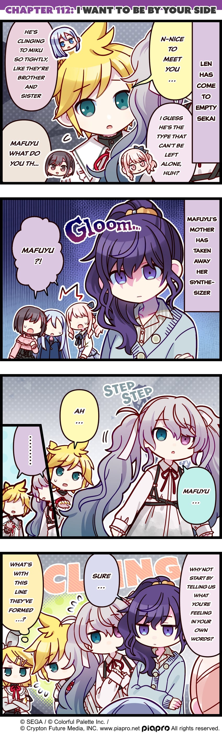 hatsune miku, kagamine rin, kagamine len, asahina mafuyu, shinonome ena, and 5 more (vocaloid and 1 more) drawn by uso_(ameuzaki)