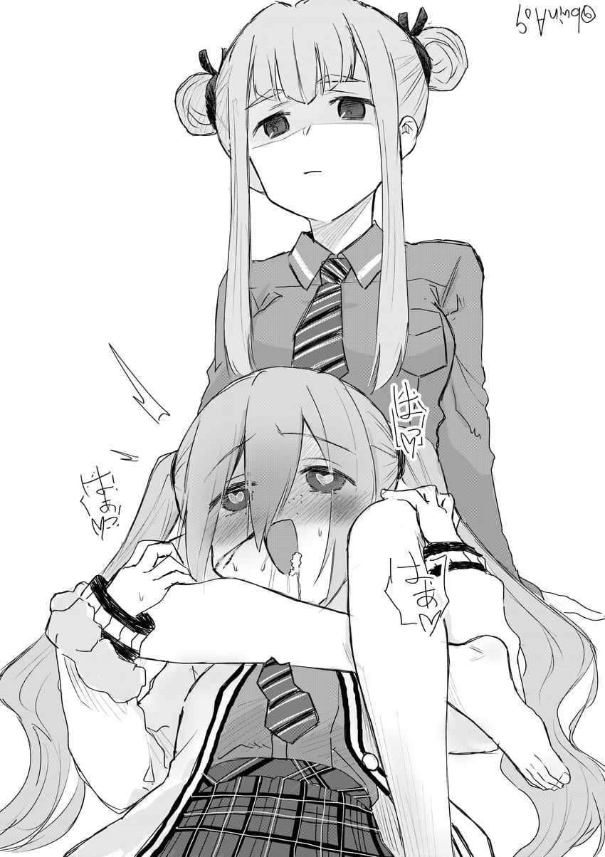 kagura san and yukari miyuri (mahou shoujo madoka magica and 1 more) drawn by bahun0919