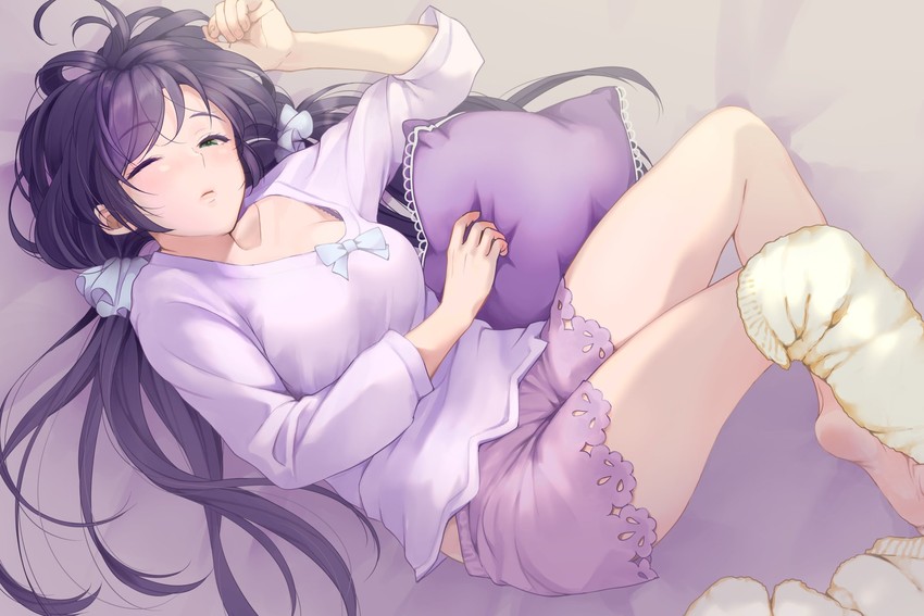 tojo nozomi (love live! and 1 more) drawn by kate_iwana
