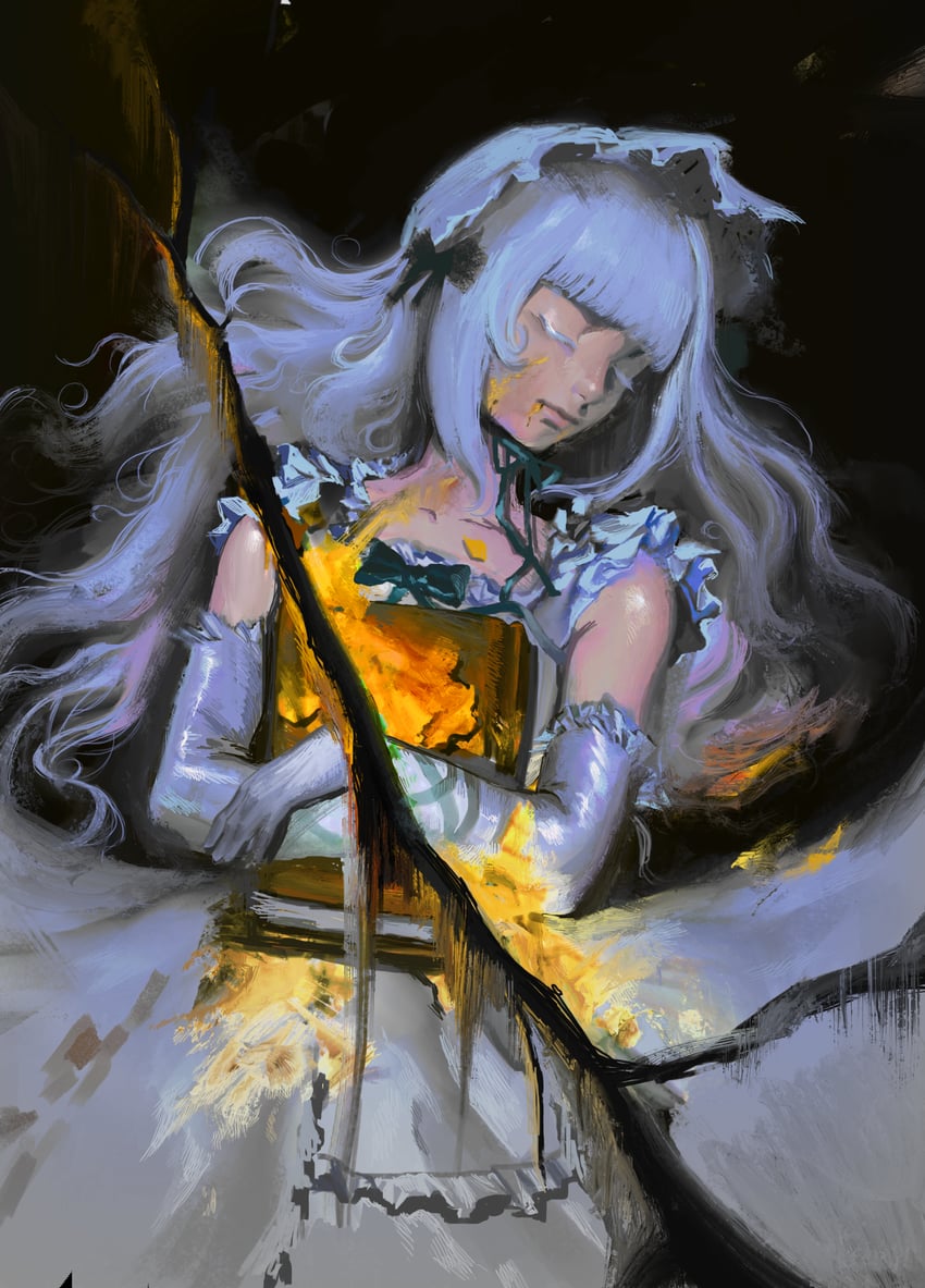 clair vaux bernardus (umineko no naku koro ni) drawn by mapomap0