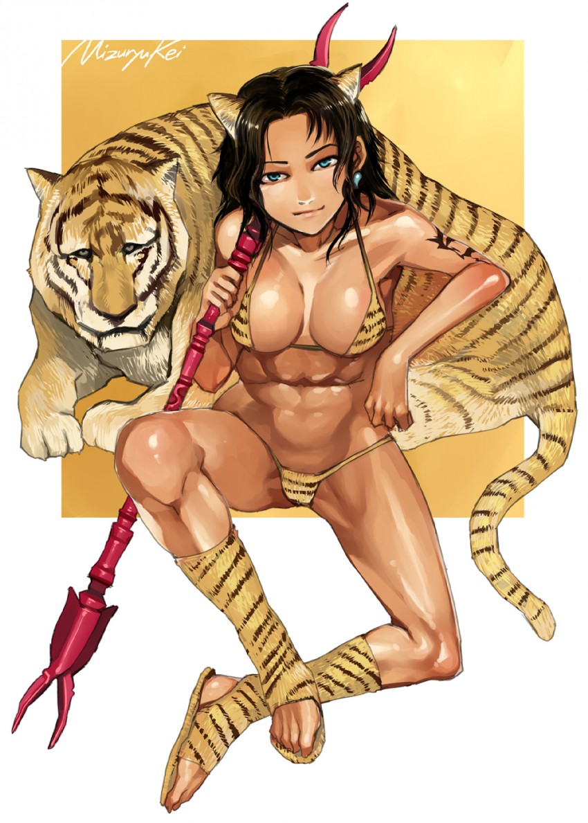 oerba yun fang (final fantasy and 1 more) drawn by mizuryu_kei
