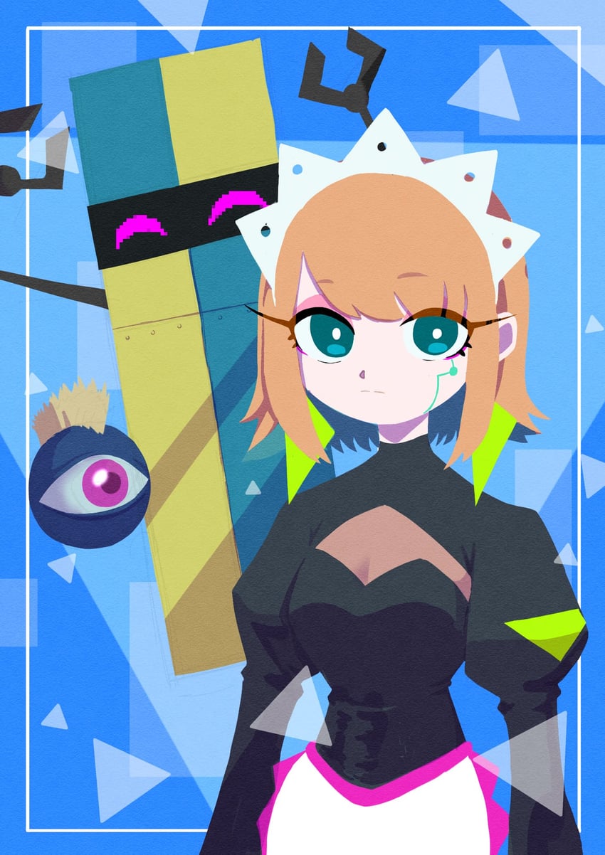 nira-chan and kakihara kurimunto (zutto mayonaka de ii no ni and 2 more) drawn by loku