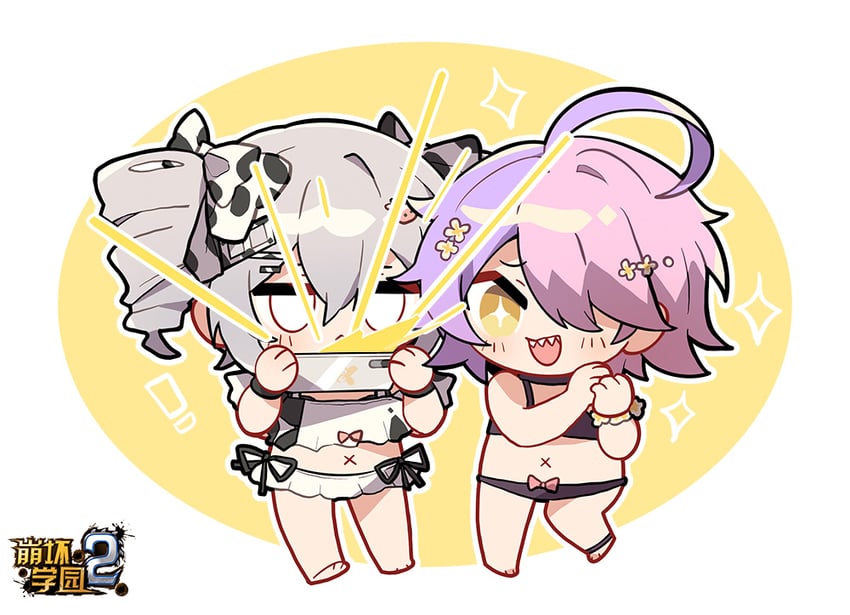 bronya zaychik and sin mal (honkai and 1 more)