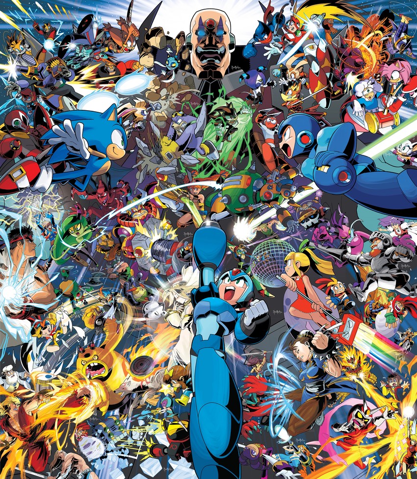 chun-li, sonic the hedgehog, shadow the hedgehog, amy rose, zero, and 61 more (street fighter and 23 more)