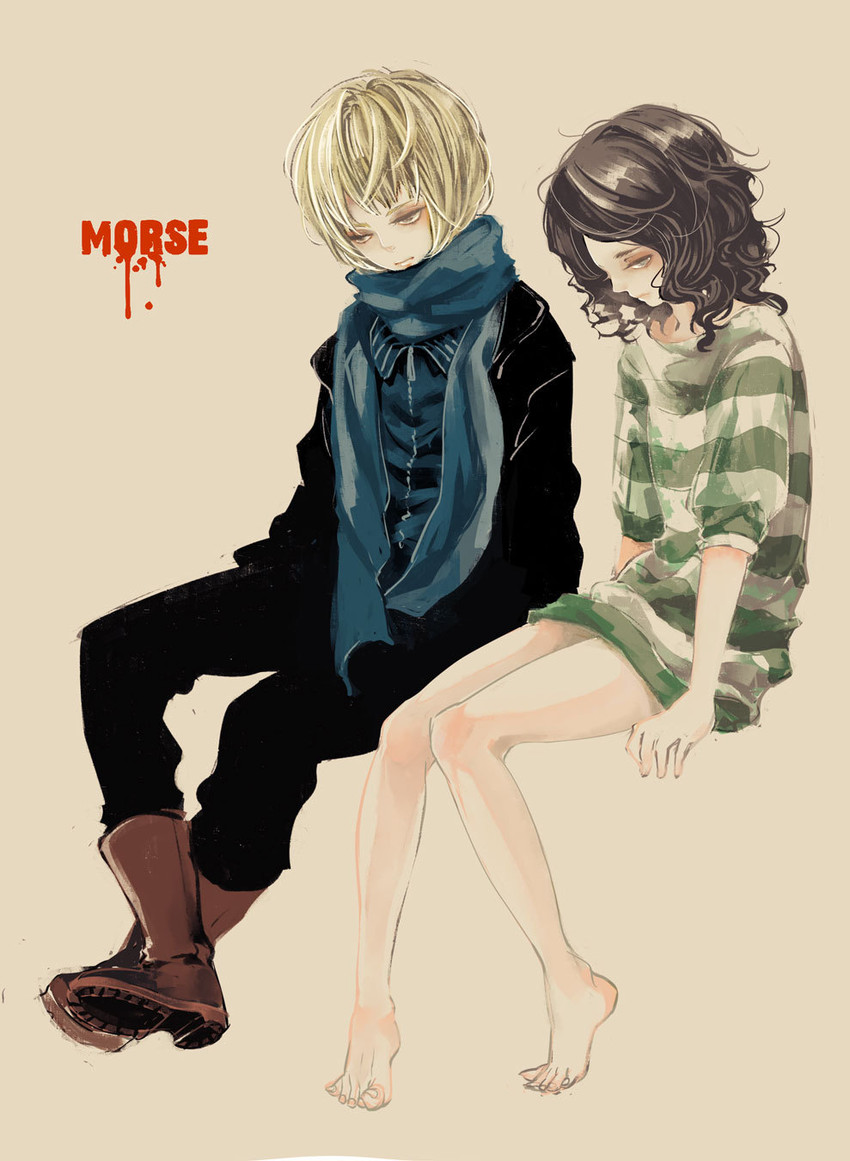oskar and eli (let the right one in) drawn by hys122211