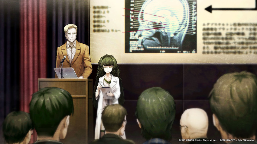 hiyajou maho and alexis leskinen (steins;gate and 1 more) drawn by huke
