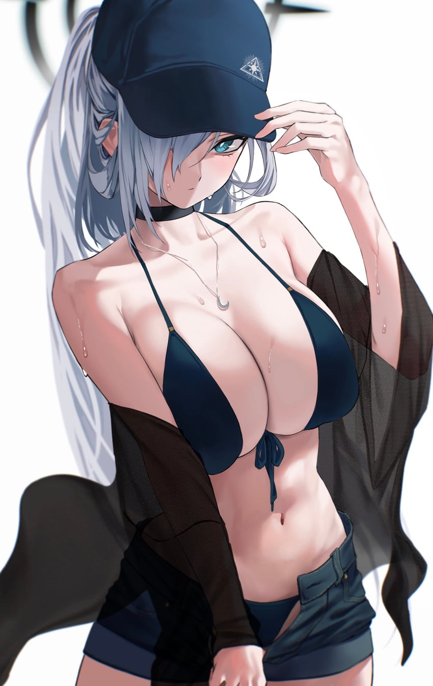 shiroko and shiroko terror (blue archive) drawn by kazane-wind