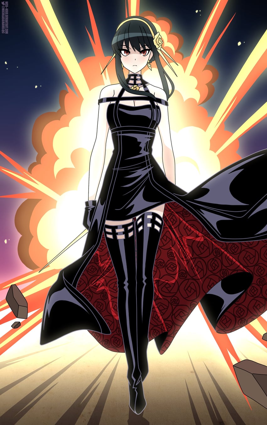 yor briar (spy x family) drawn by nico-neko