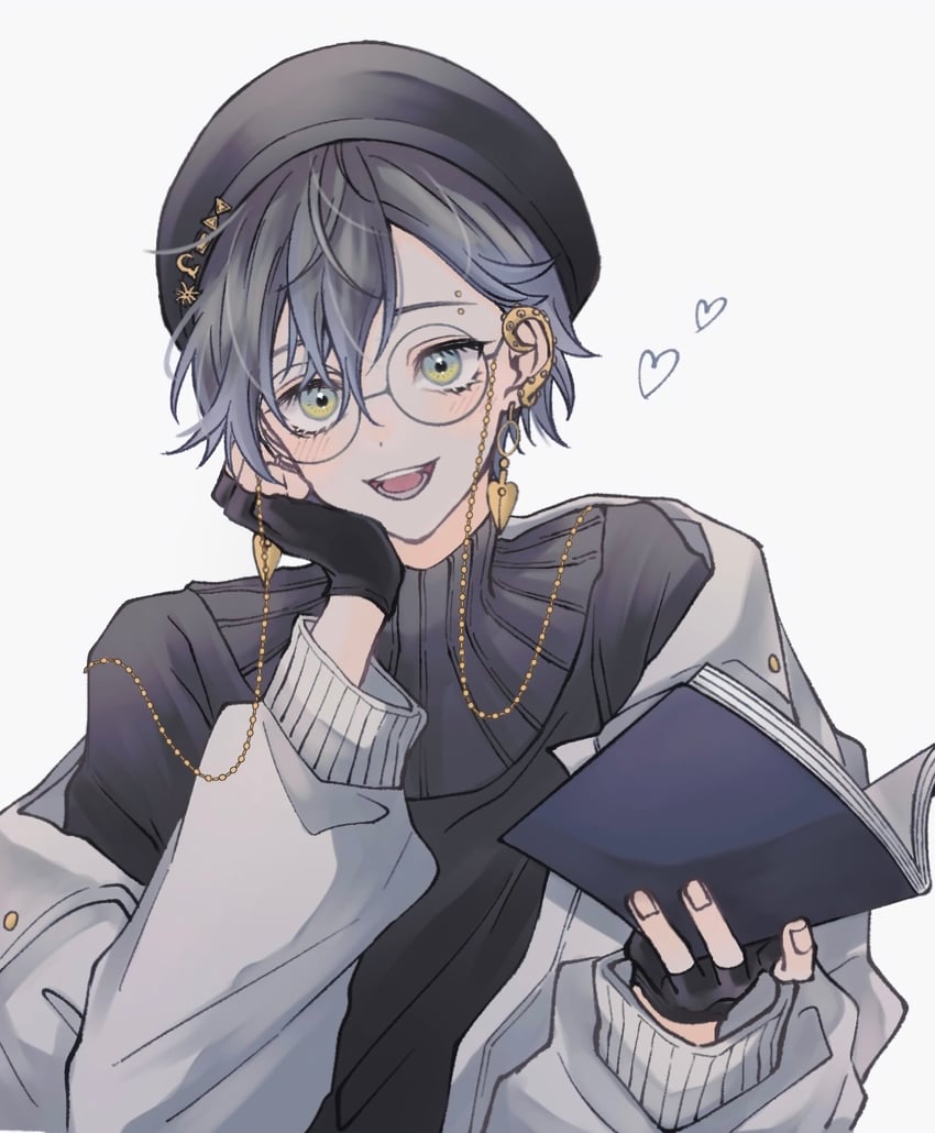ike eveland (nijisanji and 1 more) drawn by nitta_(niitta240)