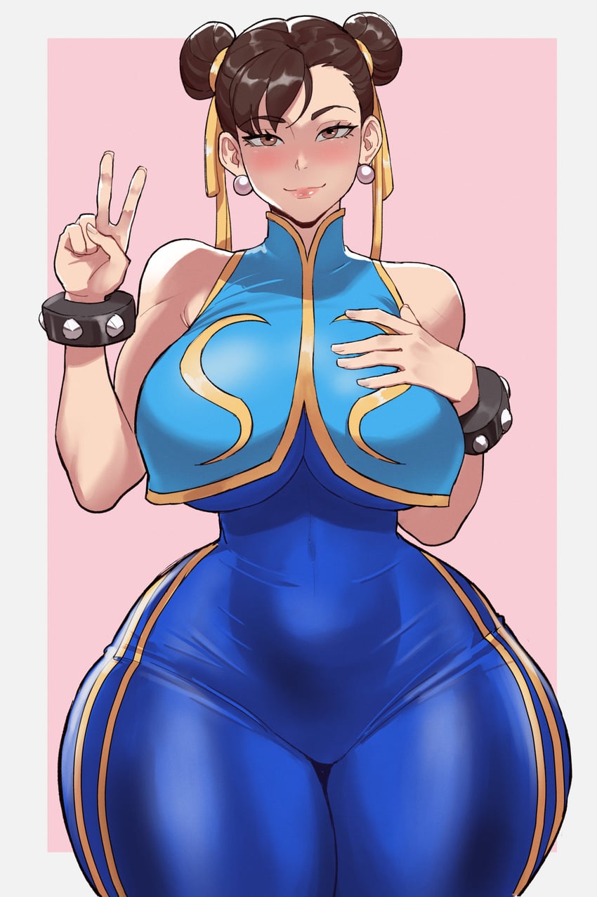 chun-li (street fighter and 1 more) drawn by lustyshape