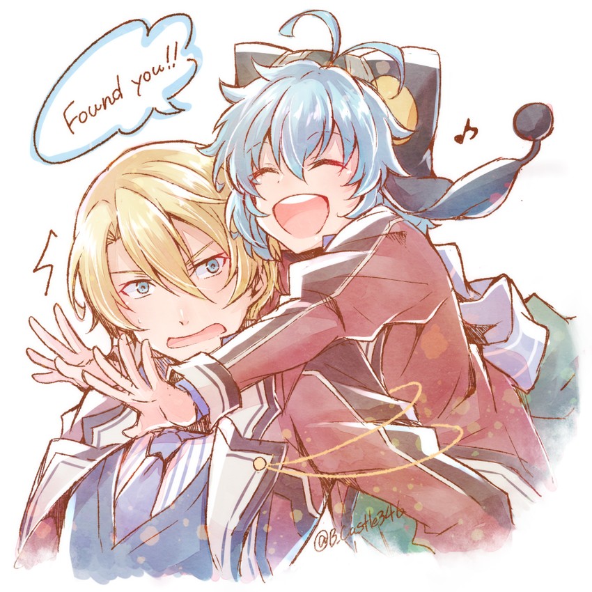 millium orion and jusis albarea (eiyuu densetsu and 2 more) drawn by mishiro_(andante)