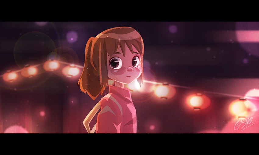 ogino chihiro (sen to chihiro no kamikakushi) drawn by samantha_germaine_sim