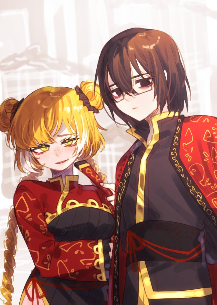 ishmael and yi sang (project moon and 1 more) drawn by pmchell_04
