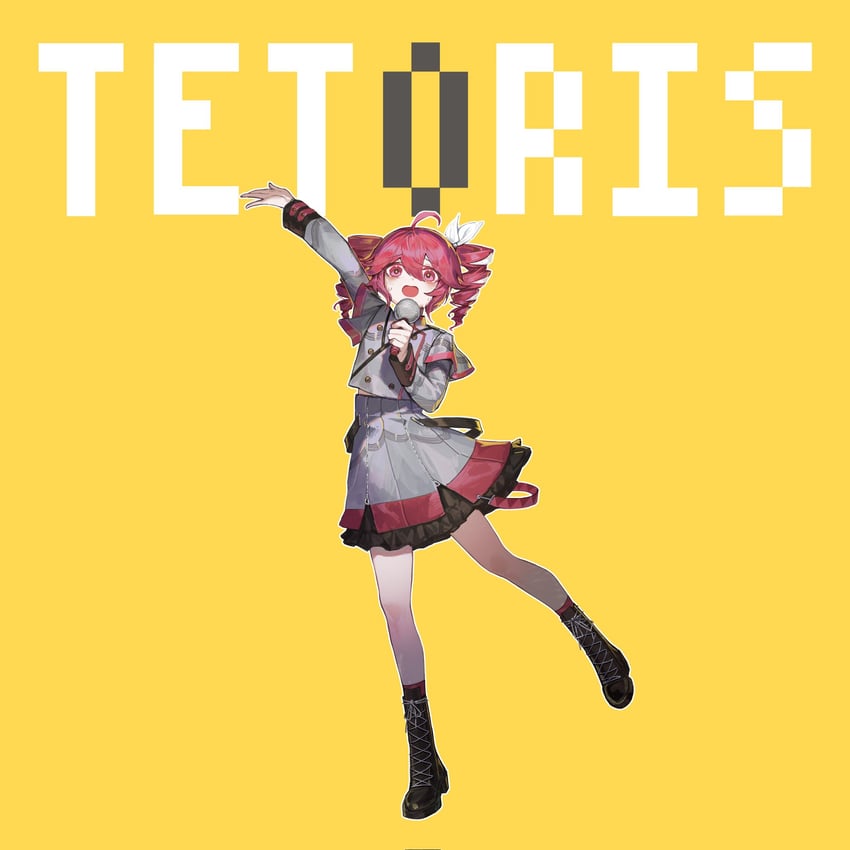 kasane teto (utau and 2 more) drawn by mo_ying_yu