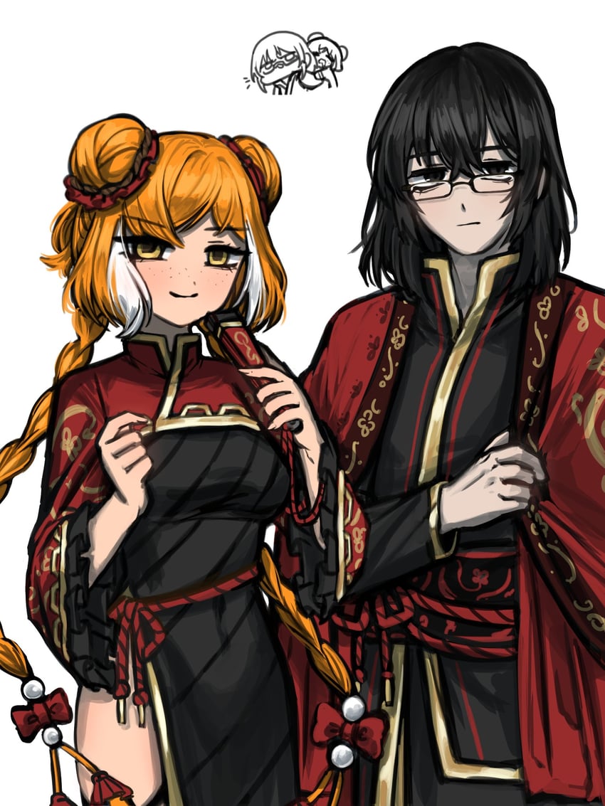 ishmael and yi sang (project moon and 1 more) drawn by nra_3614