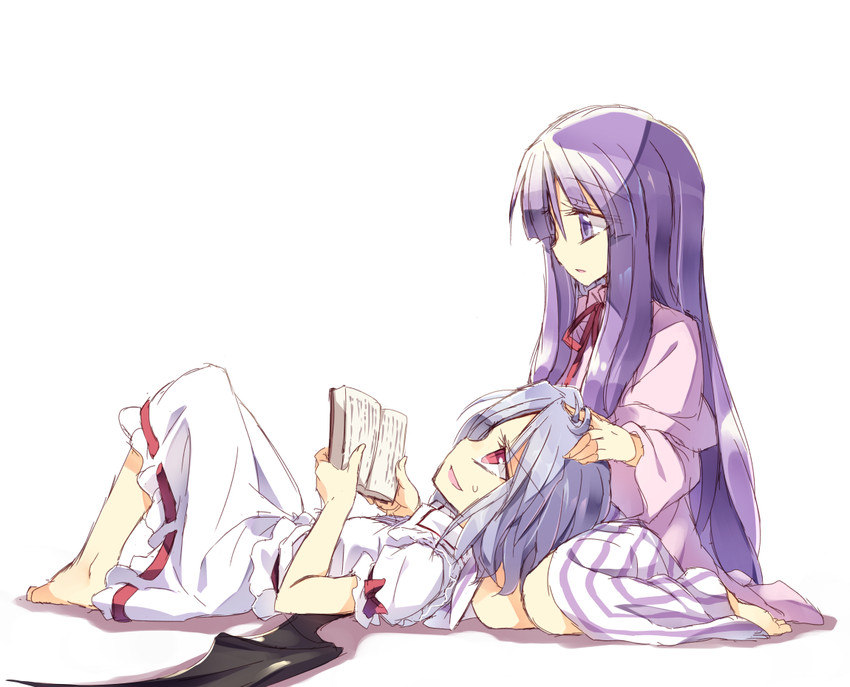 remilia scarlet and patchouli knowledge (touhou) drawn by satou_kibi