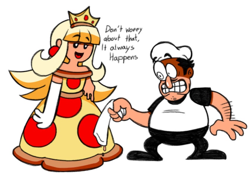 peppino spaghetti and pizza princess (original and 1 more) drawn by tinytoxicwaste101