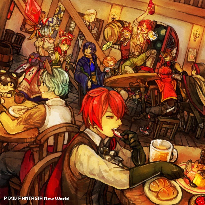 pixiv fantasia and 1 more drawn by akaneko_(redakanekocat)