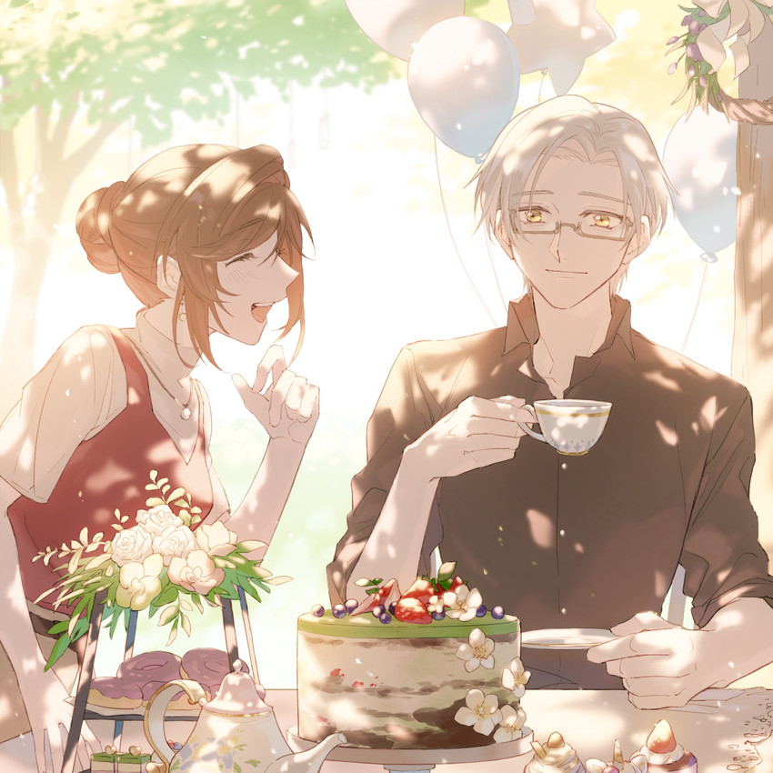 rosa and vyn richter (tears of themis) drawn by koeda_(k83_4)