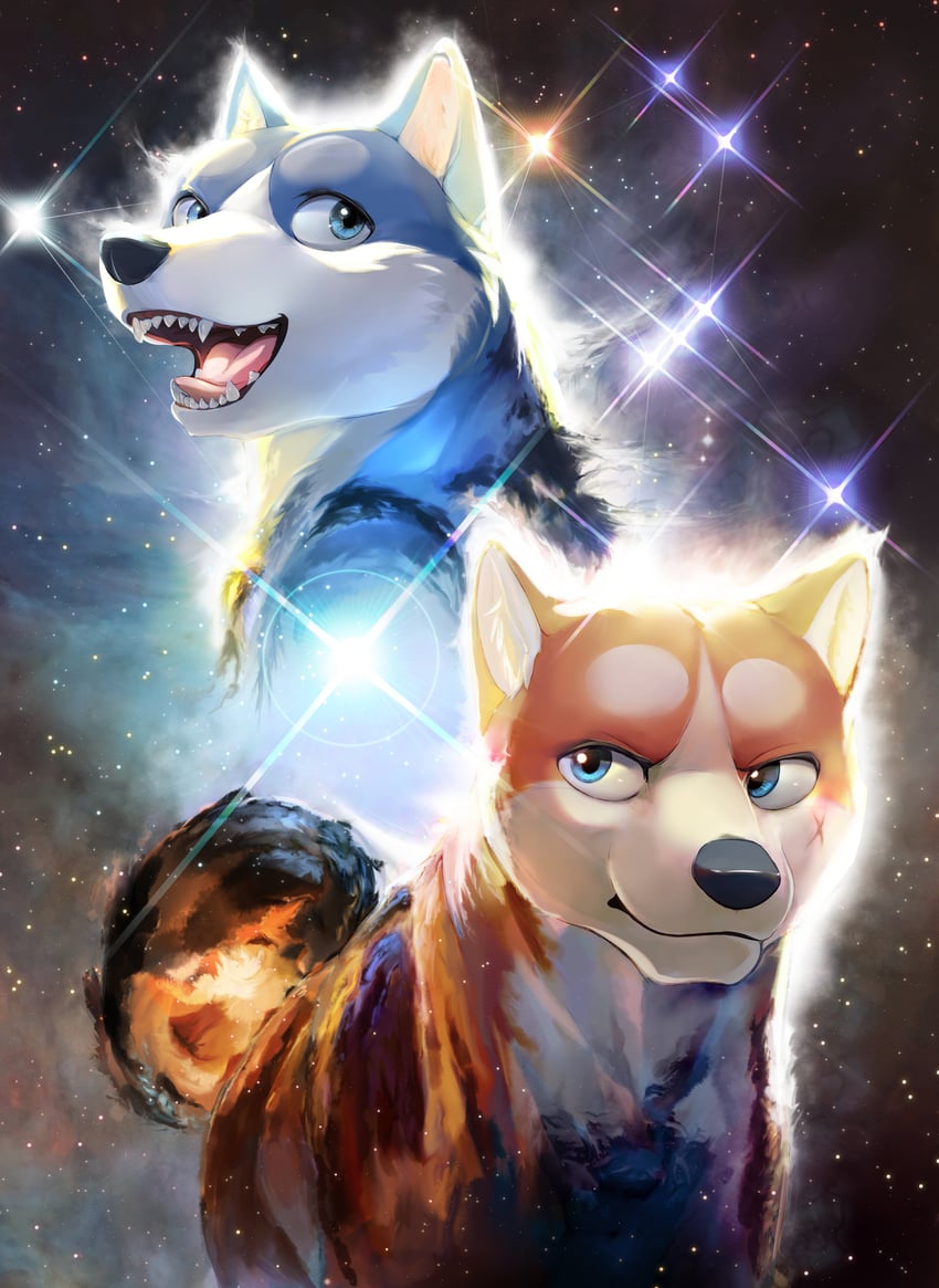 weed and orion (ginga and 2 more) drawn by wavingdog