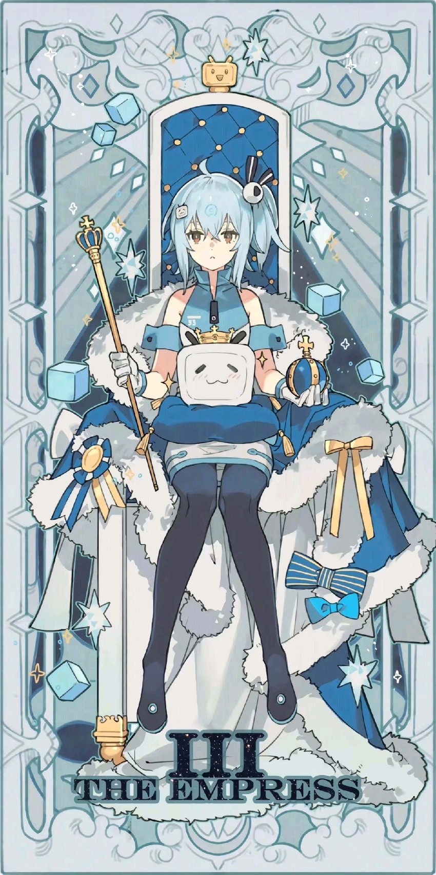 bili girl 33 and xiao dianshi (bilibili) drawn by starshadowmagician