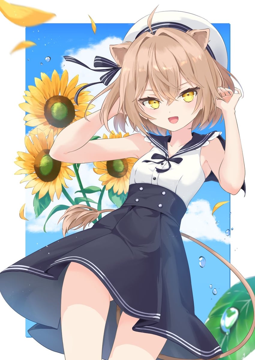 rurudo lion (indie virtual youtuber) drawn by omo_omochi_zzz