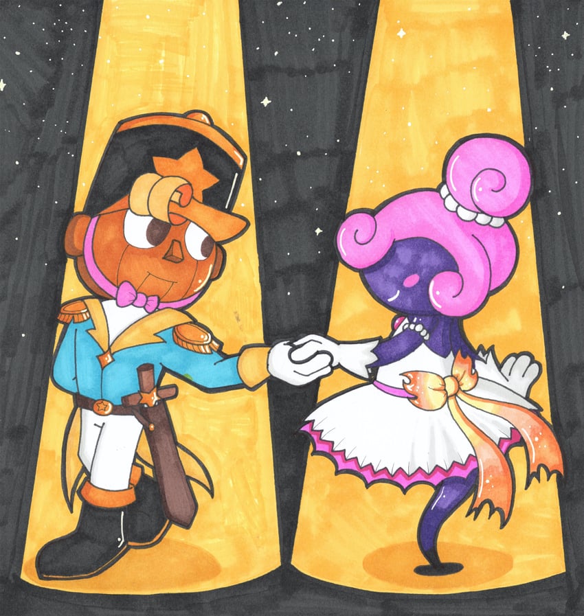 vivian, geno, the nutcracker, and clara (mario and 4 more) drawn by miss_d
