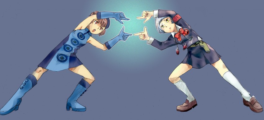 shiomi kotone and elizabeth (persona and 4 more) drawn by stonko
